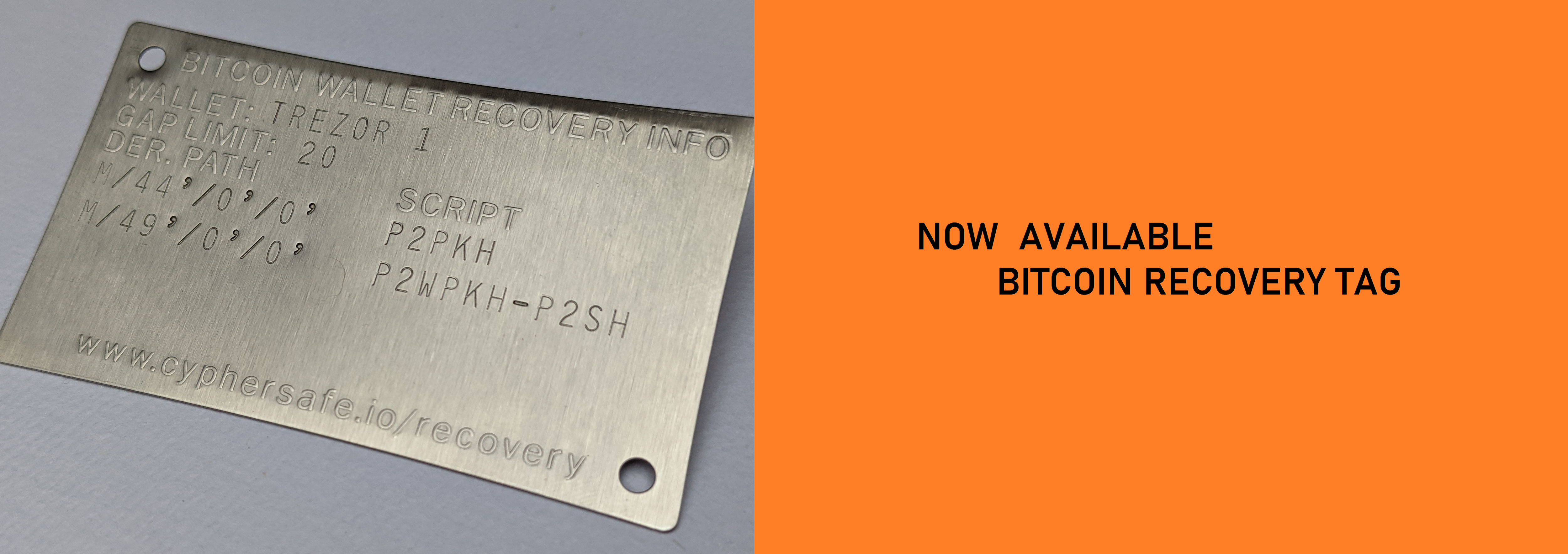 Bitcoin Recovery Tag Slide