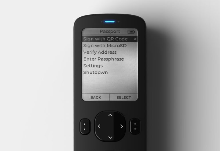 Passport Bitcoin Hardware Wallet CypherSafe